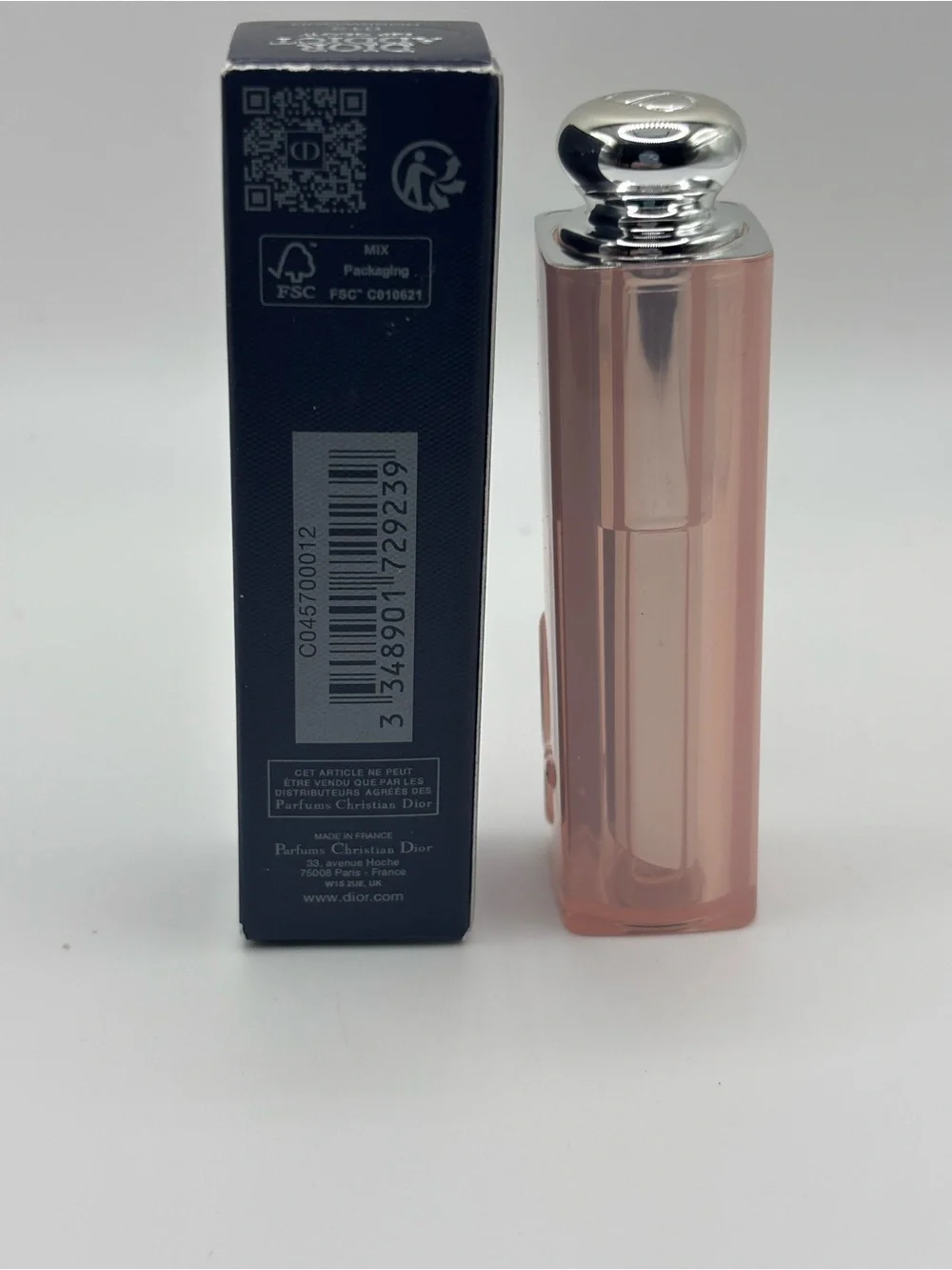 Dior Addict Lip Glow 012 Rosewood Hydrating Lip Balm 3.2g New in Box